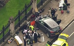 Hiện trường vụ khủng bố kinh hoàng bên ngoài tòa nhà Quốc hội Anh
