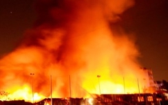 Cháy dữ dội trong khu công nghiệp Nhơn Trạch, Đồng Nai