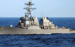 Video cận cảnh tàu USS Ross bắn tên lửa Tomahawk tấn công Syria