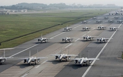 Không lực Mỹ diễn tập đột xuất, chuẩn bị đối phó Triều Tiên?