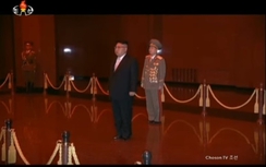 Tiết lộ cảnh ông Kim Jong Un đến Điện Mặt Trời