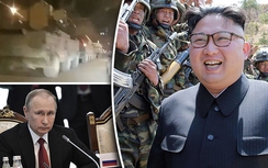 Vũ khí Nga rầm rập áp sát biên giới Triều Tiên?