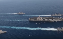 Video điểm danh 7 tàu chiến Mỹ - Nhật đang hướng đến Triều Tiên