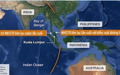 Máy bay Myanmar rơi gần nơi chiếc MH370 biến mất bí ẩn