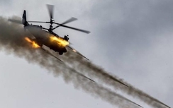 Video: Trực thăng Ka-52 Nga diệt xe tăng, xe tải của IS ở Syria