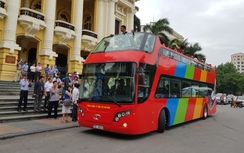 Xe buýt 2 tầng tại Hà Nội có gì đặc biệt?