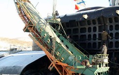 Tàu ngầm Nga bắn tên lửa hành trình Granit trên biển Barents