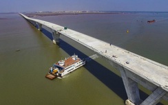 Đang khắc phục tồn tại chất lượng cầu vượt biển dài nhất Việt Nam