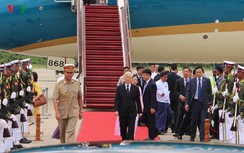Hình ảnh ngày đầu Tổng Bí thư Nguyễn Phú Trọng thăm Myanmar