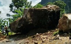 Thanh Hóa: Nổ mìn phá đá thông tuyến QL217