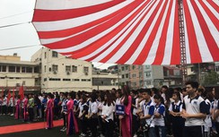 Hà Nội: Hơn 1.000 học sinh diễu hành hưởng ứng Tháng ATGT