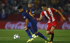 Video bàn thắng Girona vs Barca: Chủ nhà dâng 3 điểm, Suarez giải hạn