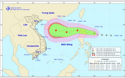 Ngày mai (13/10), áp thấp nhiệt đới gần biển Đông mạnh thành bão?