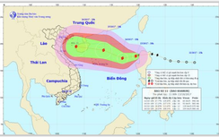 Cơn bão số 11 giật cấp 10 bao giờ ảnh hưởng đến đất liền?
