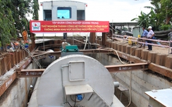 Tạm ngưng hoạt động máy bơm chống ngập đường Nguyễn Hữu Cảnh