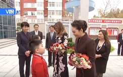 Video: Vợ các ông Trump, Tập đến Trường tiểu học Bắc Kinh