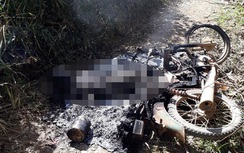 Phát hiện thi thể người đàn ông chết cháy cạnh chiếc xe máy