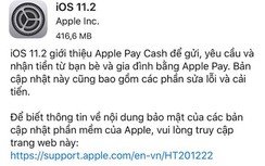 Apple tung bản iOS 11.2 sửa lỗi iPhone bị nóng máy