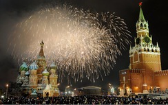 Thủ đô Nga đón năm mới như thế nào?