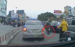 Dàn cảnh va chạm giao thông để cướp túi xách giữa phố Hà Nội