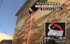 Video: Thang cứu hộ tiện dụng đề phòng khi hỏa hoạn ở Nhật Bản