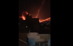 Video: Cảnh tượng tên lửa liên quân tập kích thủ đô Damascus, Syria