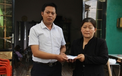 Báo Giao thông trao tiền bạn đọc hỗ trợ hiệp sĩ Nguyễn Hoàng Nam