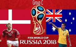 Dự đoán kết quả trận Đan Mạch vs Úc, World Cup 2018