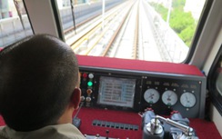 Ngắm đoàn tàu đường sắt trên cao Cát Linh - Hà Đông chạy thử