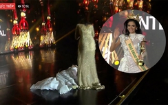 Tân Hoa hậu Hoà bình quốc tế ngất trên sân khấu lúc đăng quang