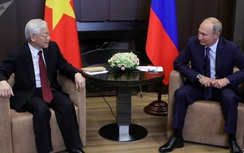 Ông Putin chúc mừng Tổng Bí thư, Chủ tịch nước Nguyễn Phú Trọng