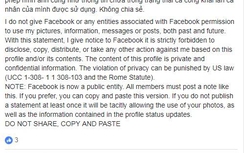 Bóc mẽ "thông điệp bảo vệ quyền riêng tư" đang rộ trên Facebook