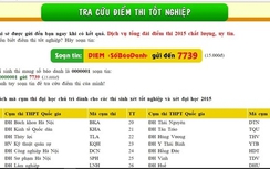 Lừa bán điểm thi THPT Quốc gia 2015 trên mạng