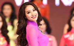 Phạm Hương "vui vẻ" với kết quả tại cuộc thi Hoa hậu Hoàn vũ