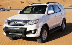 Cận cảnh phiên bản độ Toyota Fortuner bọc thép chống đạn