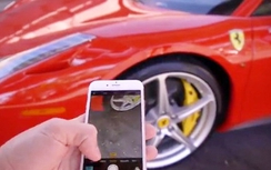 “Siêu ngựa” Ferrari 458 Italia "tra tấn" iPhone 6S