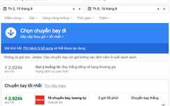 Google ra mắt công cụ săn vé máy bay giá rẻ