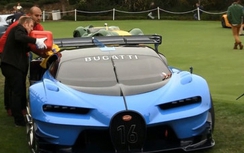 Siêu xe triệu đô Bugatti vừa khởi động đã hết nhiên liệu