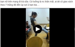 Mâu thuẫn trên Facebook, nữ sinh gọi bạn đi "đánh lộn"