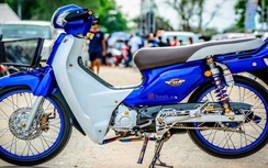 Hút hồn xế độ Honda Super Cub 110 xanh dương