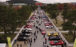 Hơn 70 siêu xe tham dự hành trình Ferrari International Cavalcade