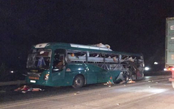 Video: Hiện trường vụ xe khách bất ngờ phát nổ tại Bắc Ninh
