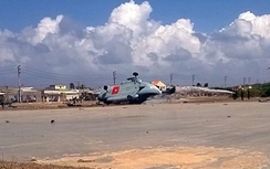 Trực thăng rơi tại đảo Phú Quý, phi công gãy chân