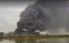 Cháy lớn tại nhà máy sản xuất giấy ở Bắc Ninh