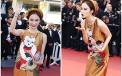 Angela Phương Trinh gửi thông điệp ý nghĩa bằng tiếng Anh tại Cannes