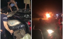 Dân đập phá, đốt ô tô Fortuner vì nghi bắt cóc trẻ em