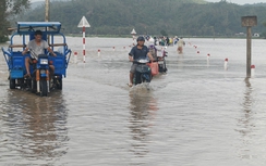 Mưa lớn kéo dài, Phú Yên ngập lụt ngày giáp Tết