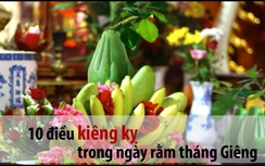 10 điều kiêng kỵ trong ngày rằm tháng Giêng