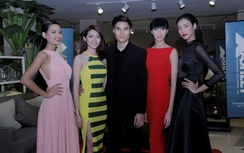 Quán quân Vietnam’s Next Top Model lịch lãm trong trang phục đen