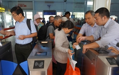 Cận cảnh hệ thống cửa soát vé tự động tại ga Sài Gòn